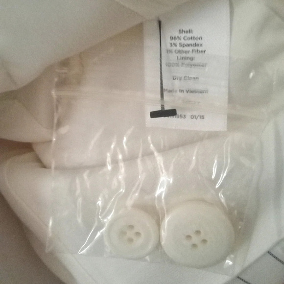 Talbots Pinstripe Minimalist Single Breasted Blazer Size 4 NWT Office Workwear - Picture 6 of 8